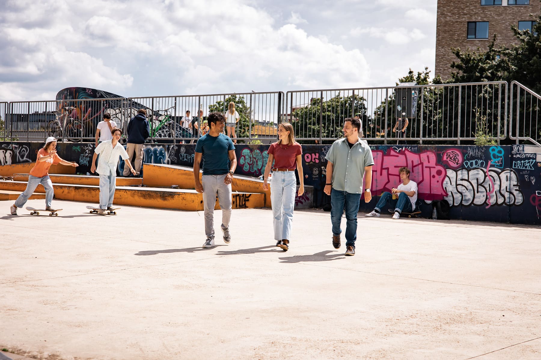 BLM jongeren coaching opleiding praten Genk skatepark